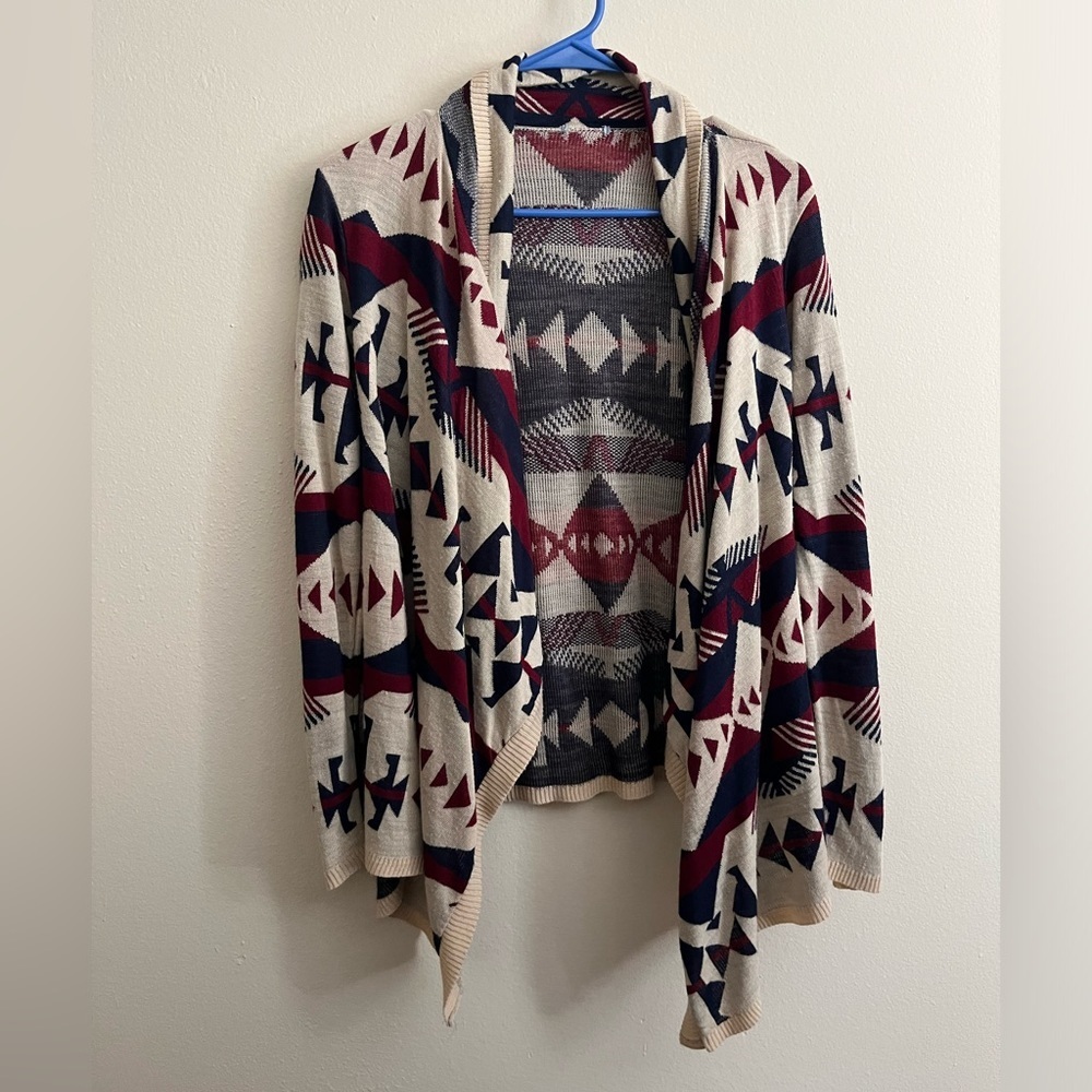 Aztec Pattern Cardigan - Picture 1 of 5